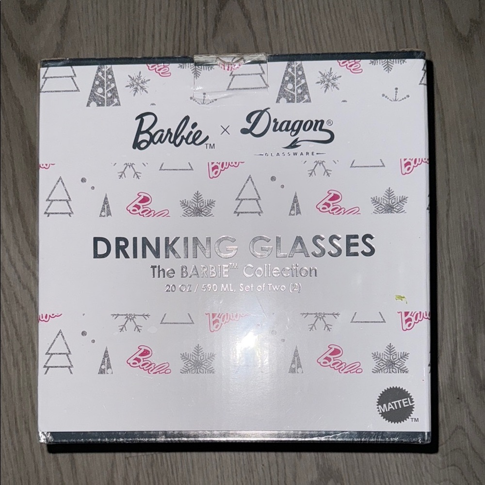 Barbie x Dragon Drinking Glasses Set